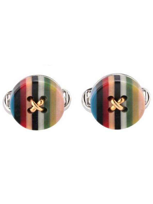 Stripe Button Cufflinks - PAUL SMITH - BALAAN 3