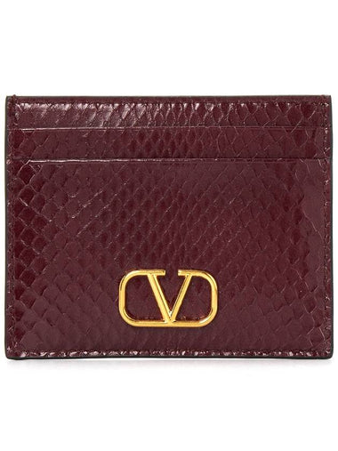 1W2P0V32MVD C52 Women s Business Card Wallet - VALENTINO - BALAAN 1