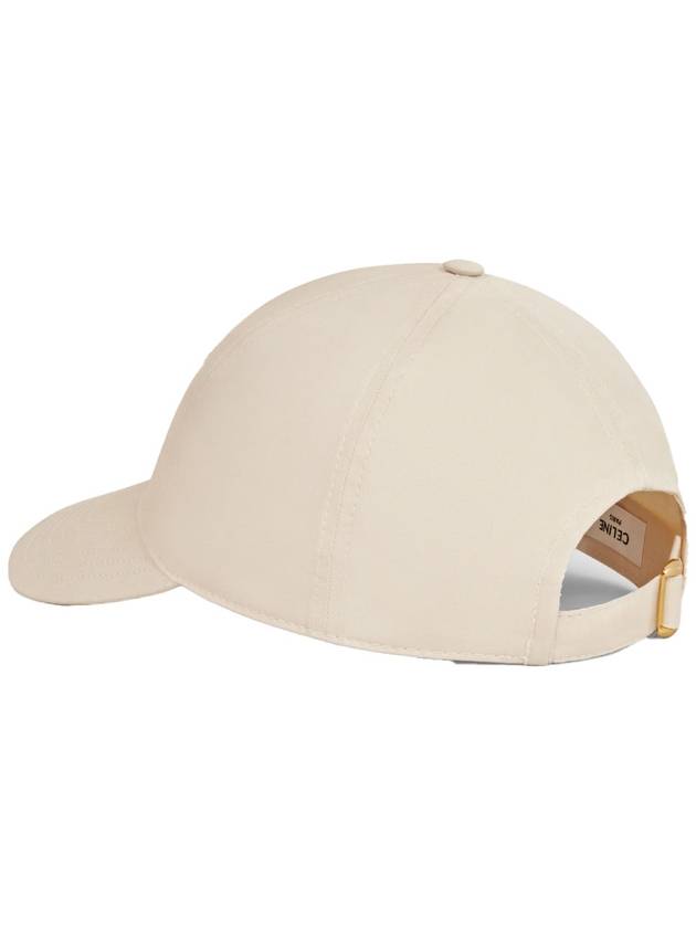 Triomphe Cotton Ball Cap Vanilla - CELINE - BALAAN 5