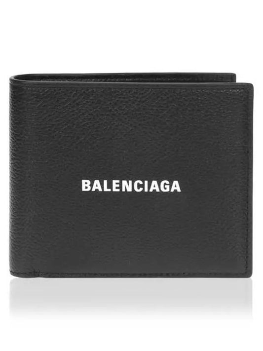 Cash Square Folded Wallet Black - BALENCIAGA - BALAAN 2