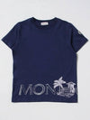 Kids Big Logo Print T Shirt 8C0004583907 749 - MONCLER - BALAAN 6