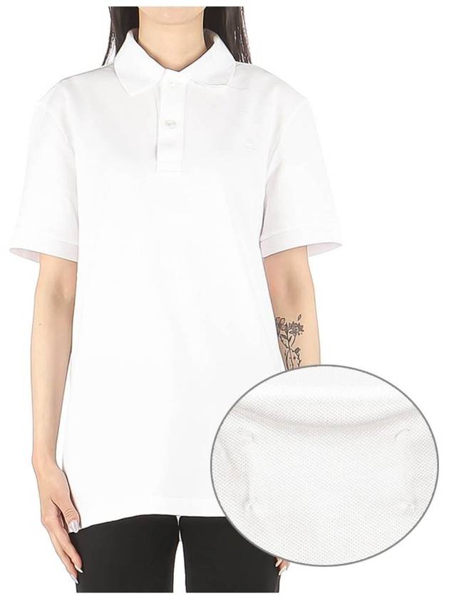 Back Stitch Polo Shirt White - MAISON MARGIELA - BALAAN 2