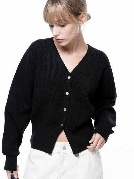 Four Woman Women s Soft Crop Knit Cardigan Black W243TP04BK - CHANCE'S NOI - BALAAN 1