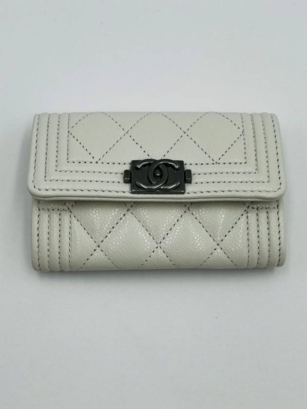 Women s Card Wallet White A80603 - CHANEL - BALAAN 3