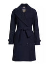 Cranston Wool Cashmere Trench Coat Navy - BURBERRY - BALAAN 2