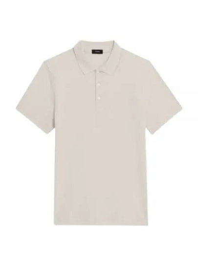 Bronn Cotton Short Sleeve Polo Shirt Beige - THEORY - BALAAN 2