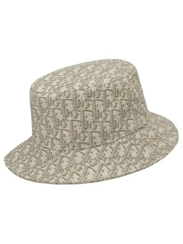 Oblig Technical Cotton Jacquard Bucket Hat Beige - DIOR - BALAAN 4