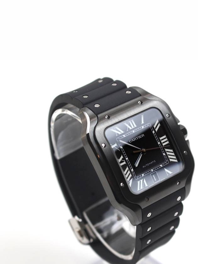 Santos De Watch Large Black Automatic WSSA0039 - CARTIER - BALAAN 3