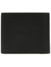 Logo East West Half Wallet Black - SAINT LAURENT - BALAAN 6