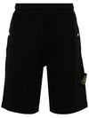 Wappen Patch Old Regular Fit Shorts Black - STONE ISLAND - BALAAN 2