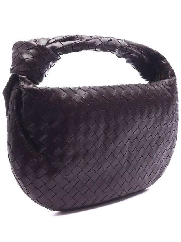 Intrecciato Jody Small Shoulder Bag Dark Brown - BOTTEGA VENETA - BALAAN 4