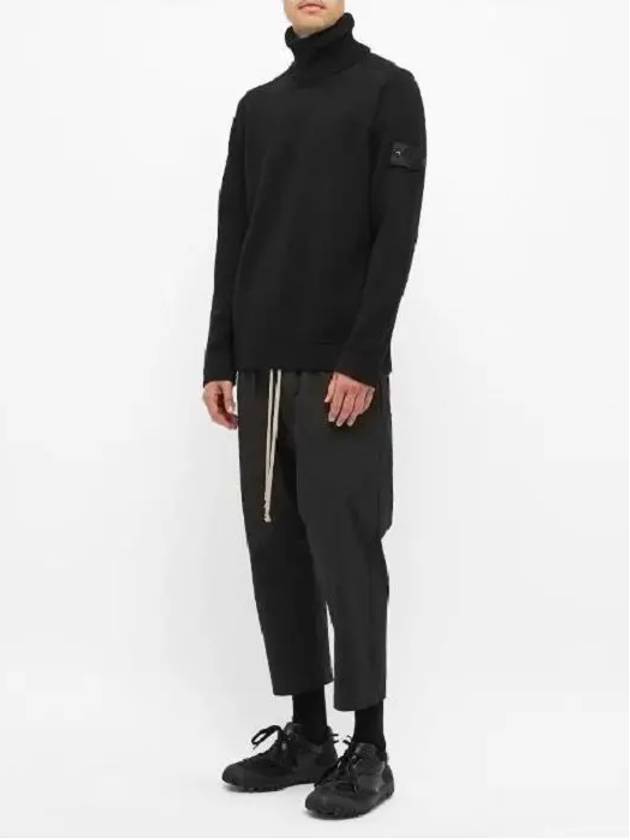 Shadow Project Wool Turtleneck Black - STONE ISLAND - BALAAN 10