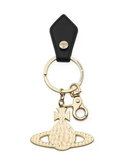 Vegan Hammered Key Ring Gold - VIVIENNE WESTWOOD - BALAAN 2