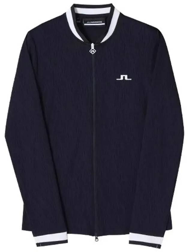 Women's Leonor Mid Layer Golf Zip-Up Jacket Navy - J.LINDEBERG - BALAAN 5