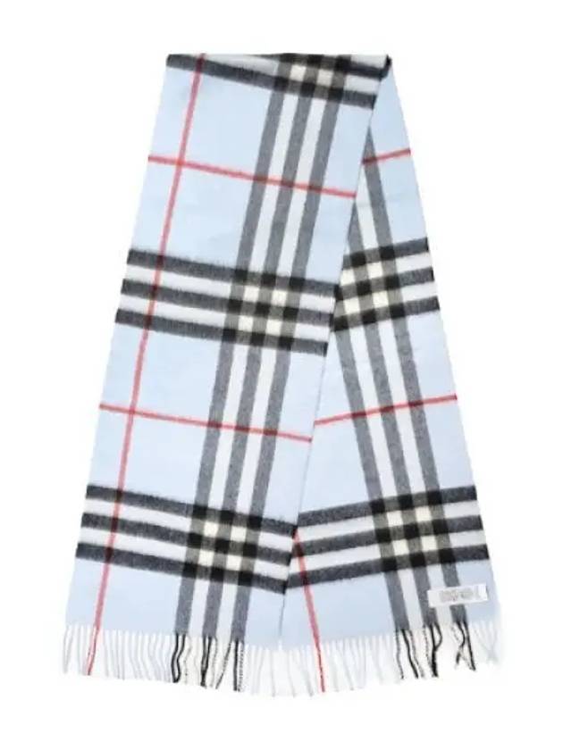 Check Cashmere Scarf Men - BURBERRY - BALAAN 1