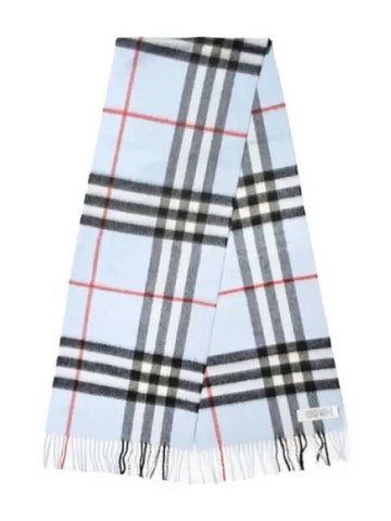 Check Cashmere Scarf Men - BURBERRY - BALAAN 1