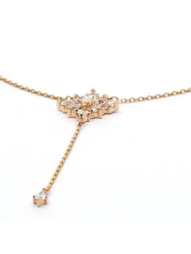 Stella Kite Cut Star Y Pendant Necklace Rose Gold - SWAROVSKI - BALAAN 3