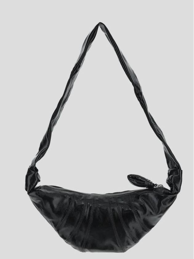 Small Croissant Shoulder Bag Black - LEMAIRE - BALAAN 4