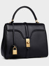 16 Small Satin Calfskin Tote Bag Black - CELINE - BALAAN 4