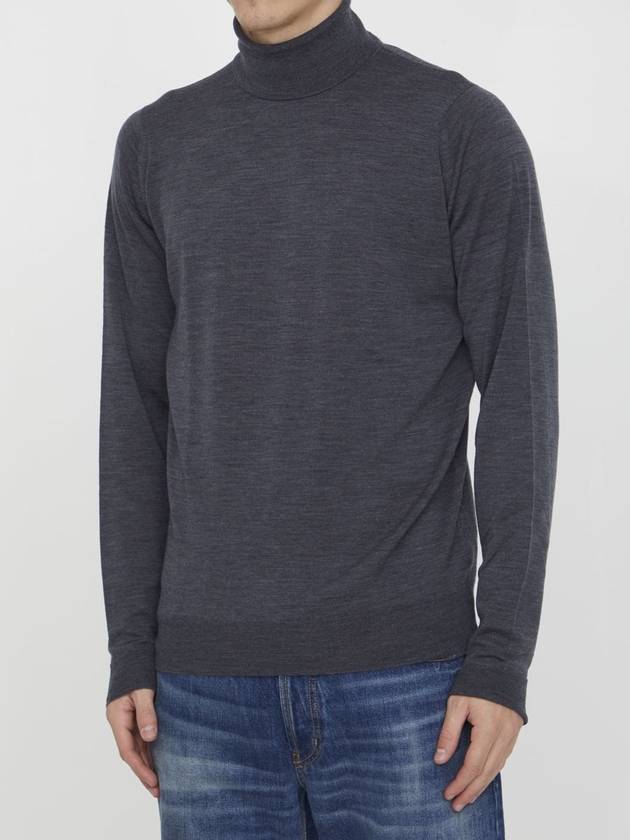 Grey Merino Jumper - JOHN SMEDLEY - BALAAN 2