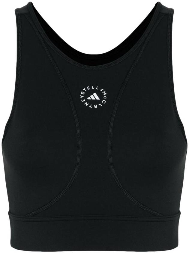 Women s By Stella McCartney True Strength Yoga Cropped Sleeveless Black - ADIDAS - BALAAN 2