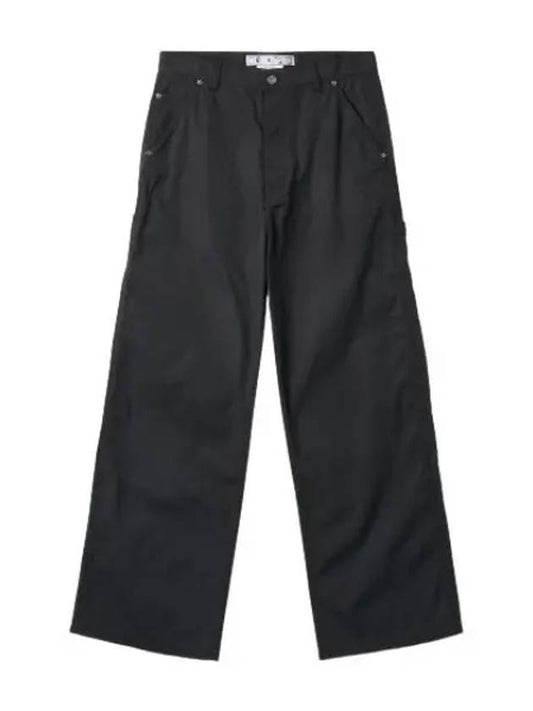 wide cargo pants black - OFF WHITE - BALAAN 1