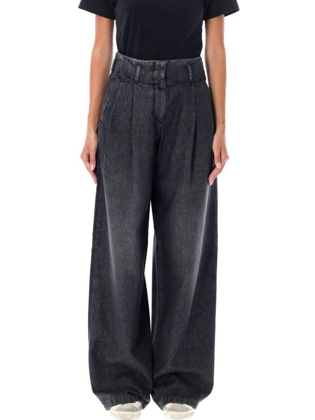 Golden Goose Wide Leg Pleated Jeans - GOLDEN GOOSE - BALAAN 1