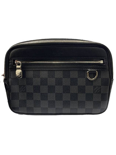 N50018 Damier graphite canvas Scott messenger bag gray black bag TEO - LOUIS VUITTON - BALAAN 1