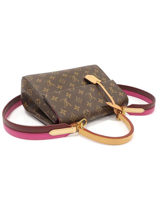 M42738 Monogram Canvas Fuchsia Bordeaux Red Cluny BB 2WAY - LOUIS VUITTON - BALAAN 4