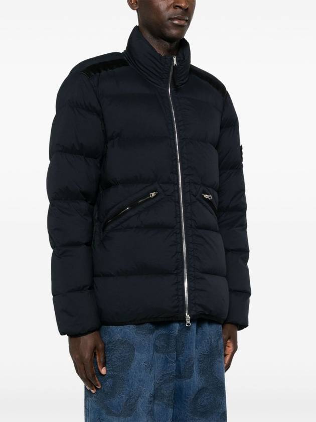 Seamless Tunnel Nylon Down TC Padding Navy - STONE ISLAND - BALAAN 5