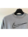 Sweatshirt DQ5543 091 Gray WOMENS M L XL Asian Fit - NIKE - BALAAN 7