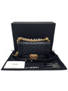 Women s A67085 Black Gold Boy Small Chain Shoulder Bag - CHANEL - BALAAN 14