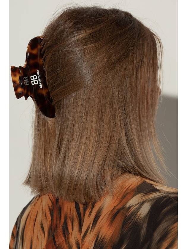 Balenciaga Hair Clip, Women's, Brown - BALENCIAGA - BALAAN 2