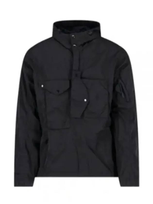 Men's Chorme-R Lens Patch Anorak Black - CP COMPANY - BALAAN 2