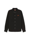 Boke Flower Casual Long Sleeve Shirt Black - KENZO - BALAAN 2