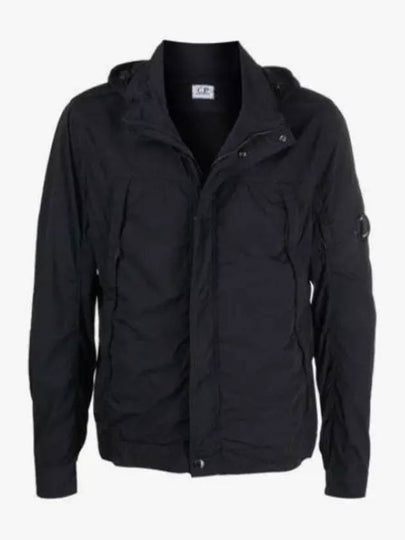 Nycra R Zip Up Jacket Black - CP COMPANY - BALAAN 2