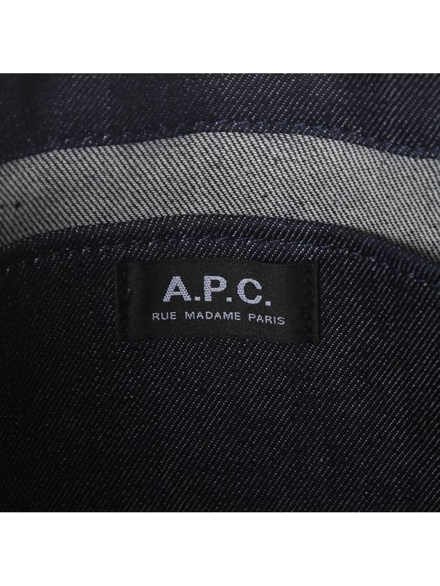 Bunny Logo Denim Tote Bag Dark Navy - A.P.C. - BALAAN 7