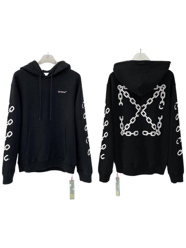 chain arrow logo hoodie - OFF WHITE - BALAAN 2