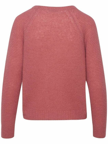 Kiku Cashmere Knit Top Pink - MAX MARA - BALAAN.