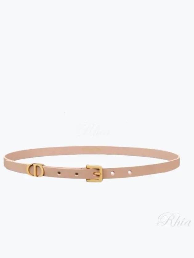 30 Montaigne 15MM Loop Ultrasoft Calfskin Belt Pink - DIOR - BALAAN 2