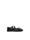 buckle leather ballerina shoes 5F210EF005070 - MIU MIU - BALAAN 3