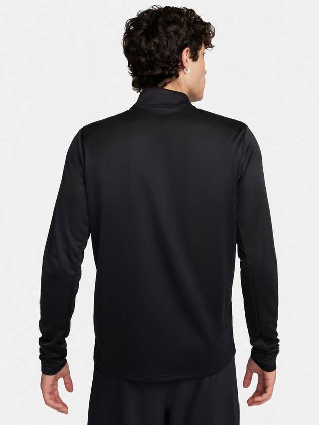 Men's Dry Fit Pacer Half Zip Long Sleeves T Shirt Black - NIKE - BALAAN 4