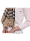 Vintage Check Wool Scarf Beige - BURBERRY - BALAAN 6