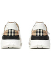 Vintage Check Suede Leather Sneakers Archive Beige - BURBERRY - BALAAN 7