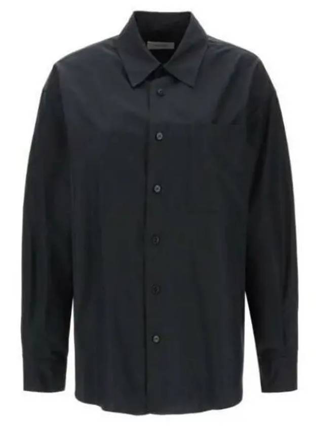 Relaxed Silk Shirt Black - LEMAIRE - BALAAN 2