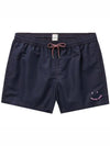 Embroidered Logo Swim Shorts Navy - PAUL SMITH - BALAAN 3