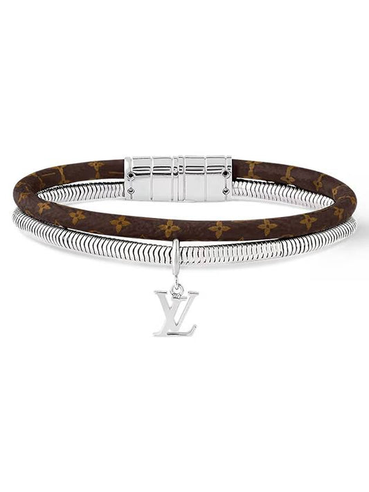 Monogram Swirl Bracelet Brown M8579E - LOUIS VUITTON - BALAAN 2