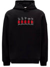 Duck Motif Hoodie Black - MONCLER - BALAAN 1