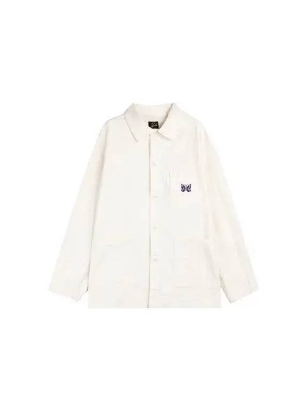 24 D N Coverall White OT179 DN Jacket - NEEDLES - BALAAN 1