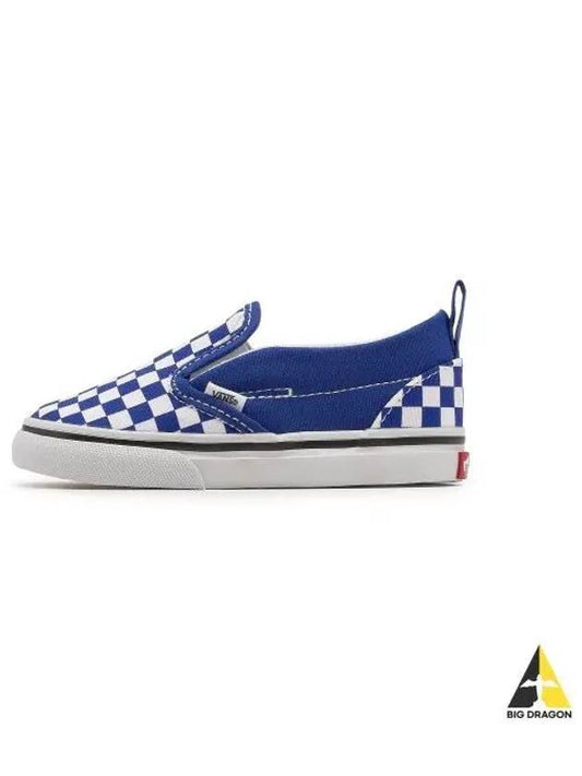 KIDS Slip on Velcro Toddler ColorTHEORY Theory Checkerboard Surf the Web VN000D0SCG41 - VANS - BALAAN 1